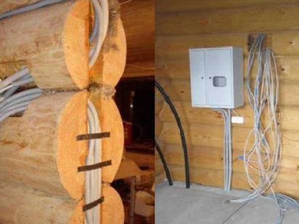 Что нужно знать об электромонтажных работах в деревянном доме?